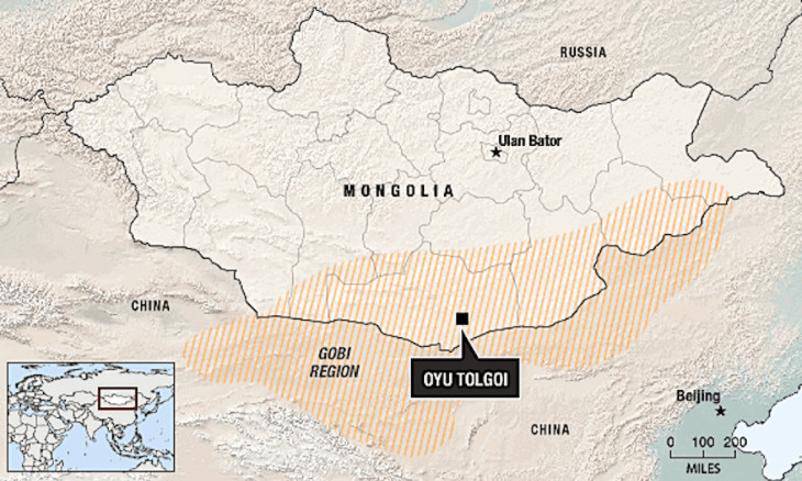 Зэс-алтны уурхай нь Монгол Улсын Өмнөговийн бүсэд, нийслэл Улаанбаатар хотоос өмнө зүгт 550 км зайд оршдог. (нийтлэлд орсон зураг)