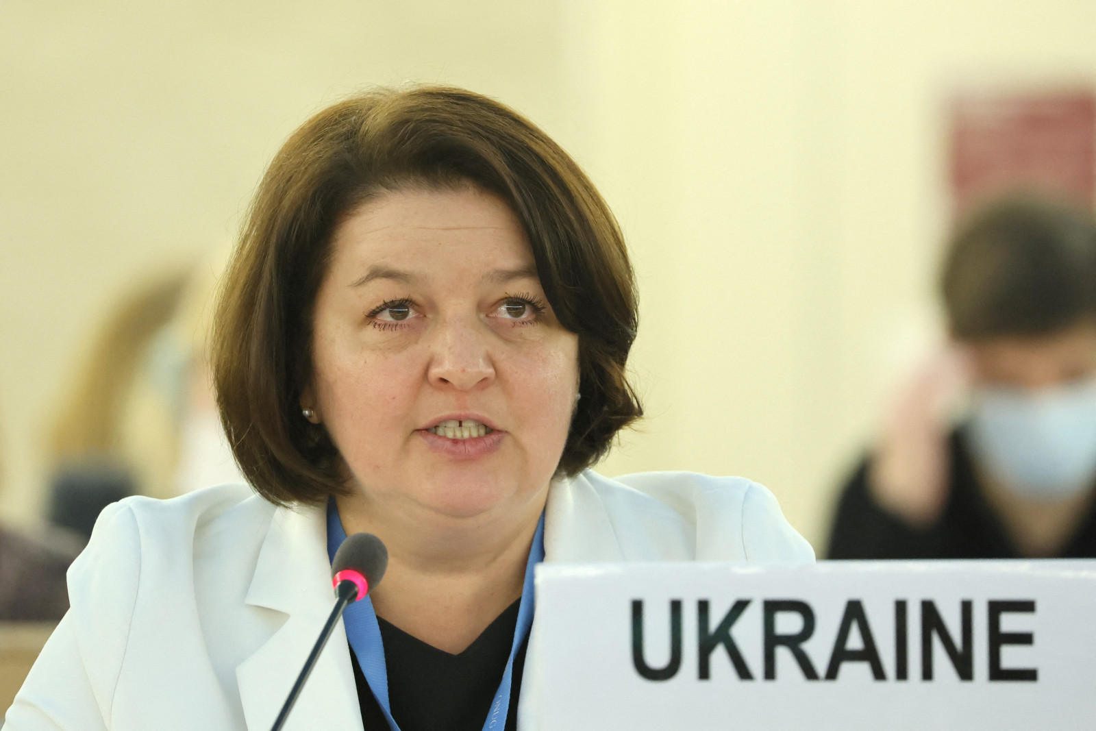 Украины Элчин сайд Евгений Филипенко 3-р сарын 4-нд Швейцарийн Женев хотноо НҮБ-ын дэргэдэх Хүний эрхийн зөвлөлийн ээлжит бус чуулганд оролцож байна