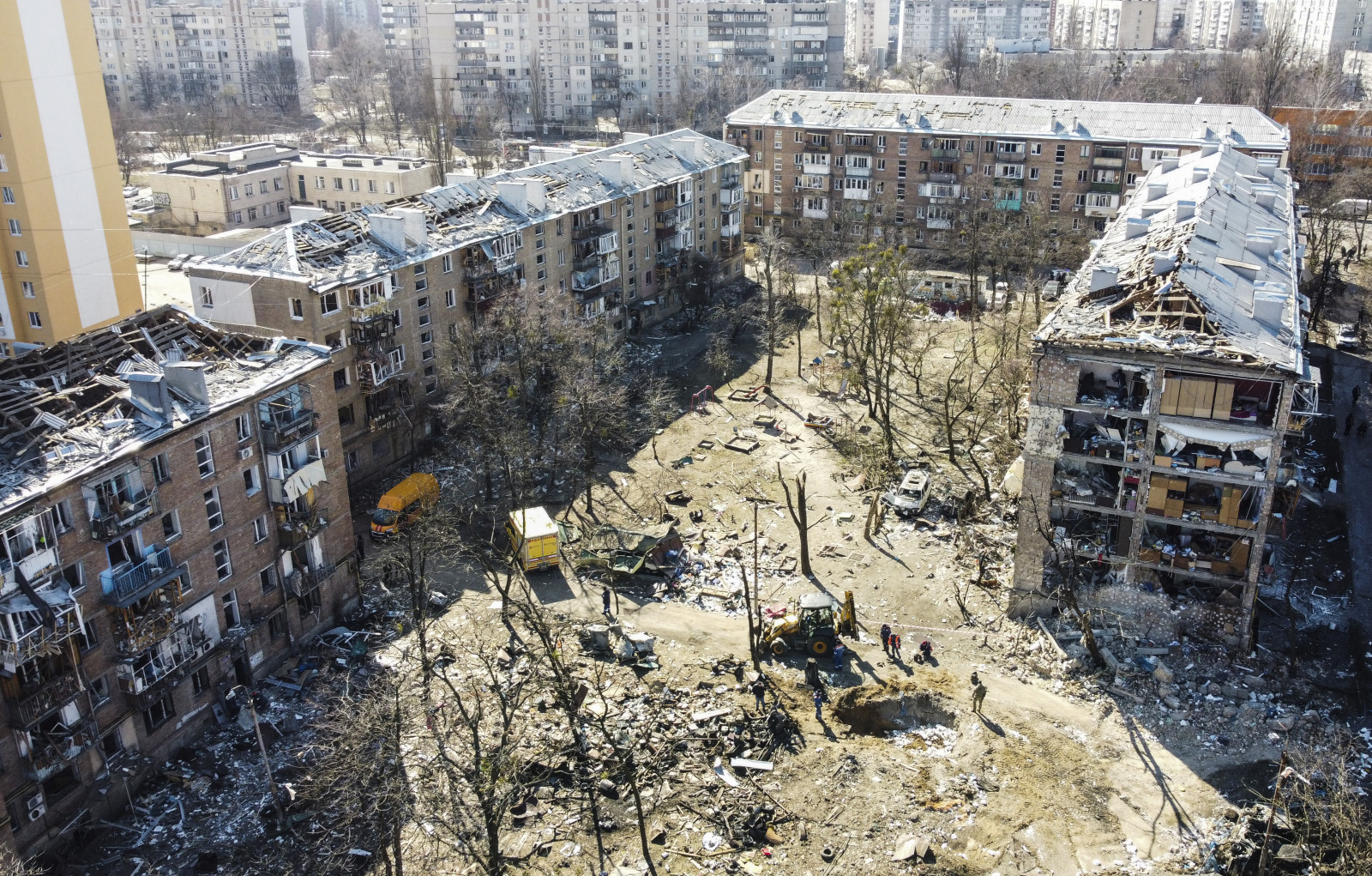 Гуравдугаар сарын 18-нд Украины Киев хотын Подльский дүүрэгт халдлага гарчээ.