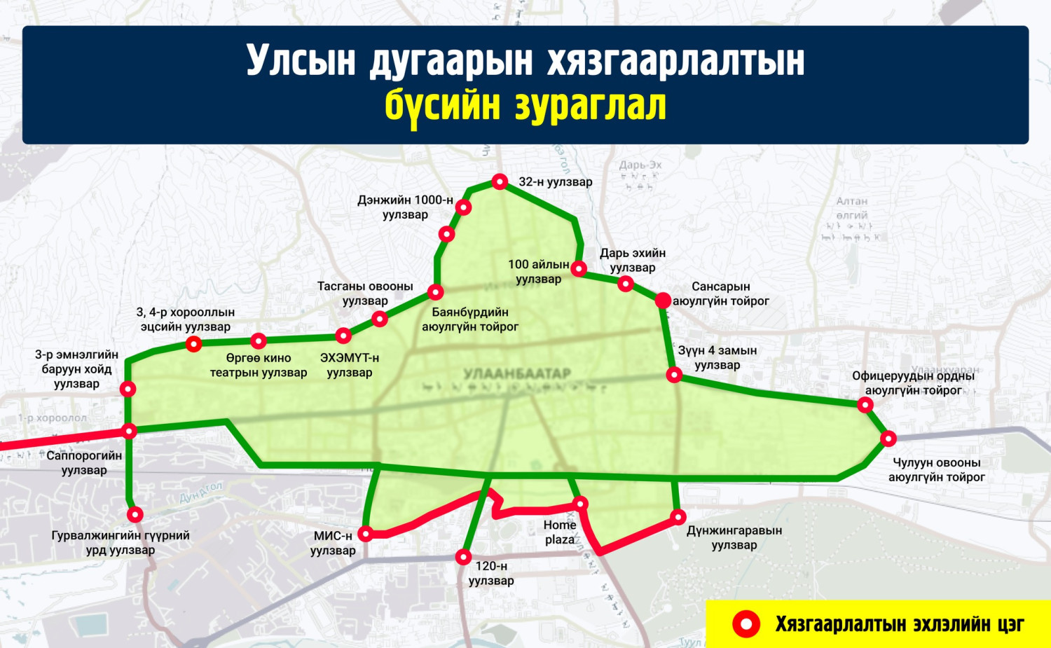 Хязгаарлалтын бүсчлэл