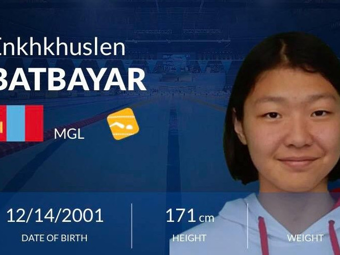 Усан спортоор Б.Энххүслэн Монгол Улсын рекордыг шинэчиллээ