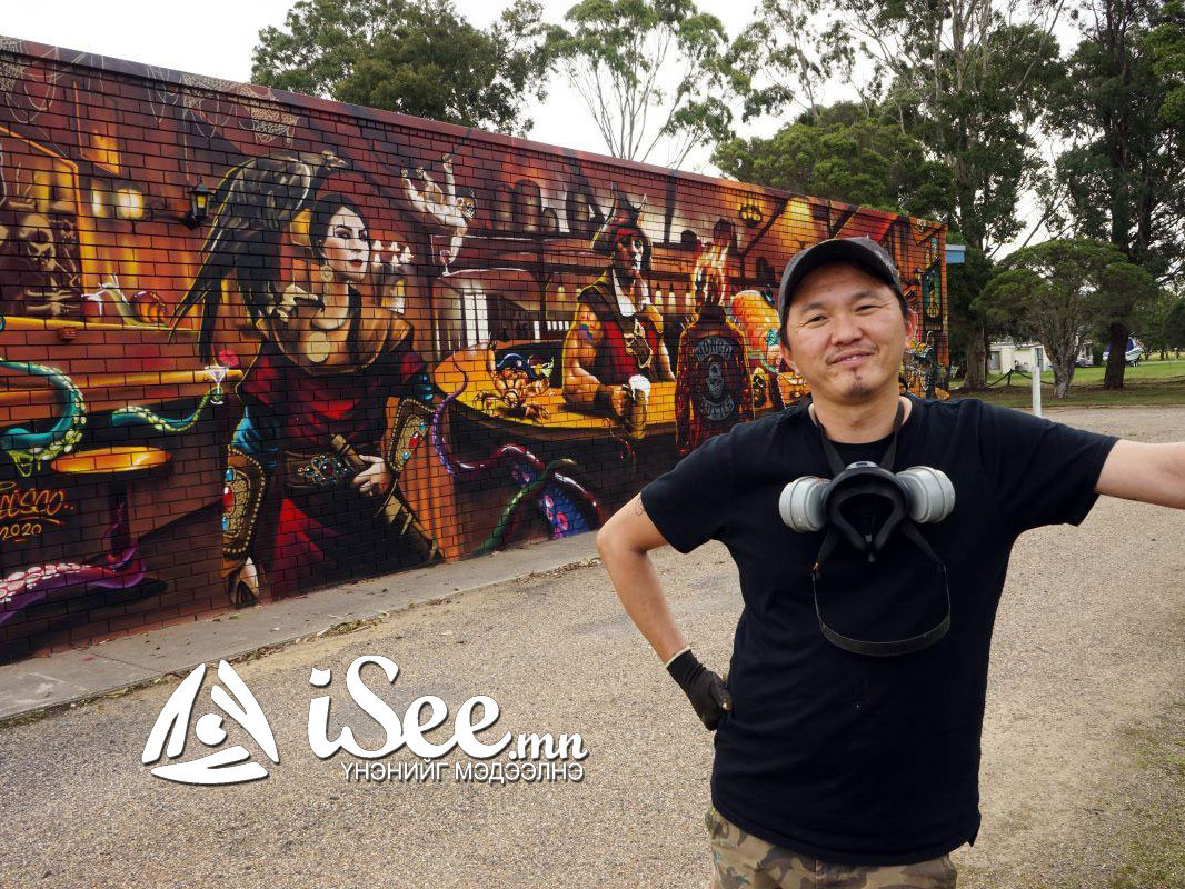 Австралид граффити урлагаар гайхагдаж буй Heesco буюу Х.Хоснарантай ярилцлаа