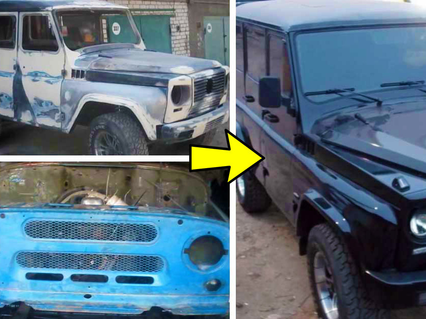 ВИДЕО: Хуучны УАЗ-469 машиныг янзалж тансаг G-Class болгон хувиргажээ