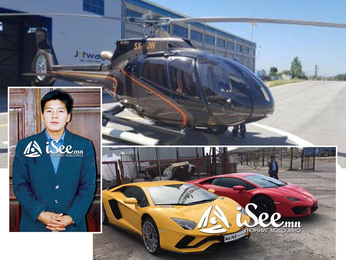 Р.Базар $3 саяын нисдэг тэрэг, $400 мянгын  “Lamborghini” хөглөж Холливудын жишгээр Монголд амьдарч байна