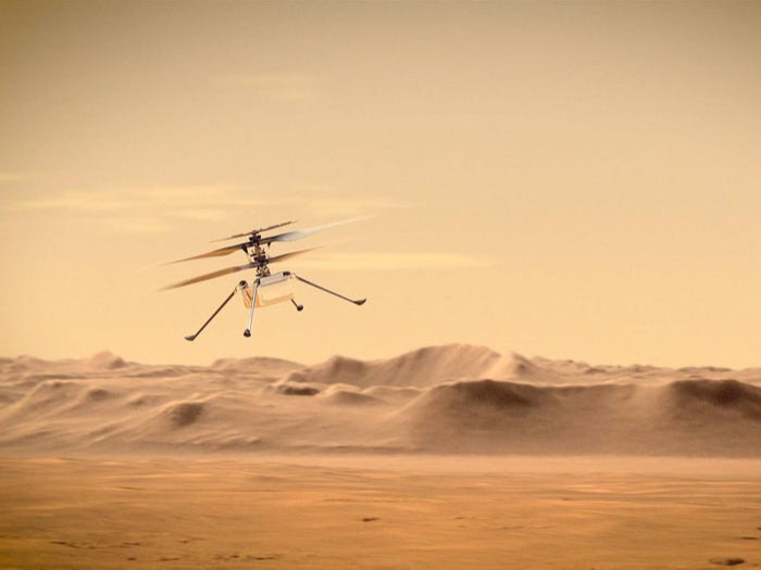 ВИДЕО: Ангараг гараг дээрх НАСА-ийн бичил нисдэг тэрэг 5 метрийн өндөрт нисэв