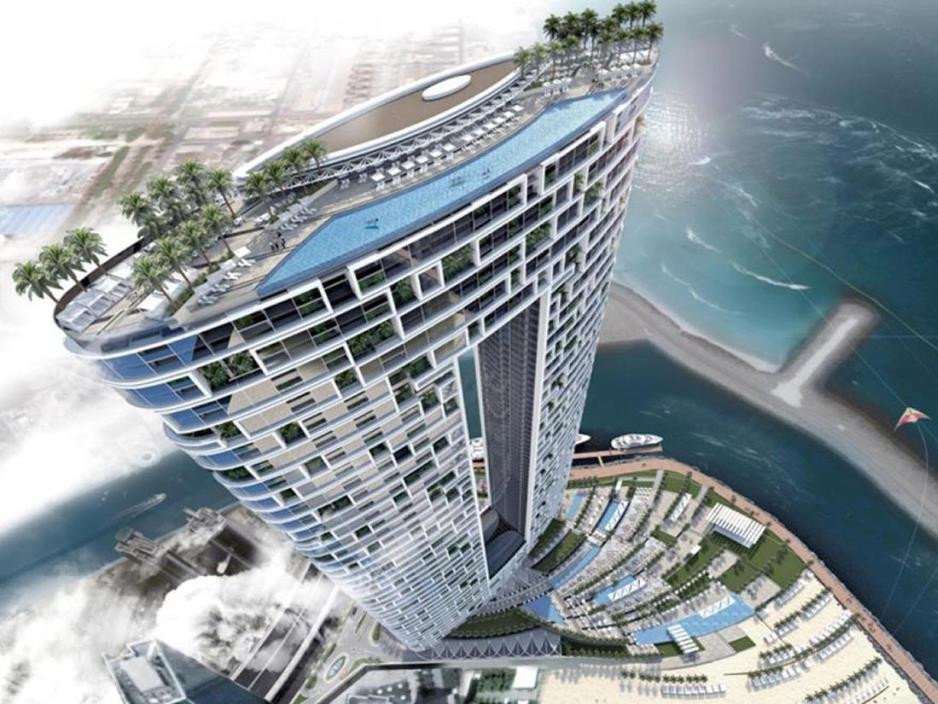 ФОТО: Дэлхийн хамгийн өндөрт байрлах усан бассейн Дубайд нээлтээ хийжээ