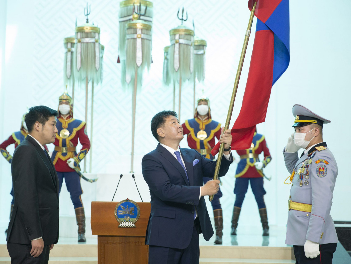ФОТО: Ерөнхийлөгч У.Хүрэлсүх “Токио-2020” олимпид Монголын тамирчдад амжилт хүсэв