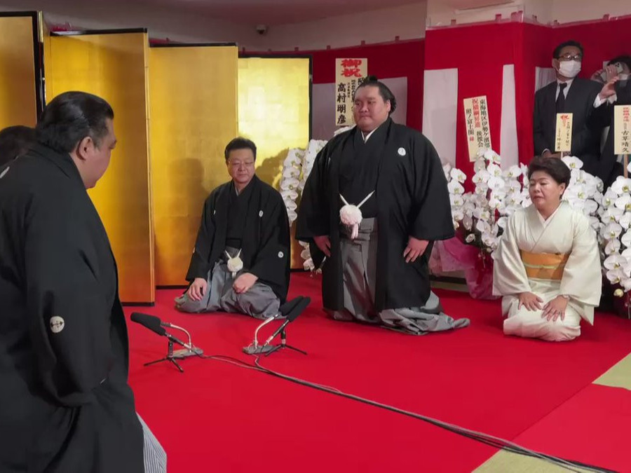 ВИДЕО: Тэрүнофүжи Г.Ган-Эрдэнэ ёкозүна цолоо албан ёсоор хүртлээ