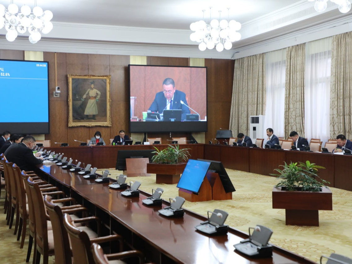 ҮББХ: "Монгол Улсын Засгийн газарт чиглэл өгөх тухай" Байнгын хорооны тогтоолыг батлав