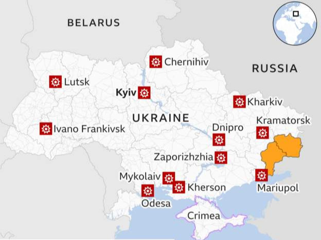 Украин халдлагыг няцааж байна гэсэн бол, Орос улс бага эсэргүүцэлтэй тулгарсан гэж мэдэгдэв