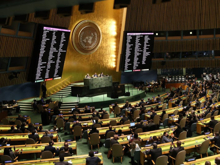 ОХУ-ын түрэмгийллийн асуудлаарх НҮБ-ын санал хураалтад Монгол Улс түдгэлзсэн байр суурь илэрхийллээ