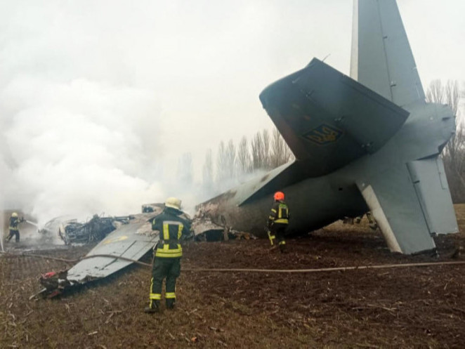 Чернигов хотын захад Оросын онгоцыг буудаж унагасан гэж Украины албаныхан мэдэгдэв