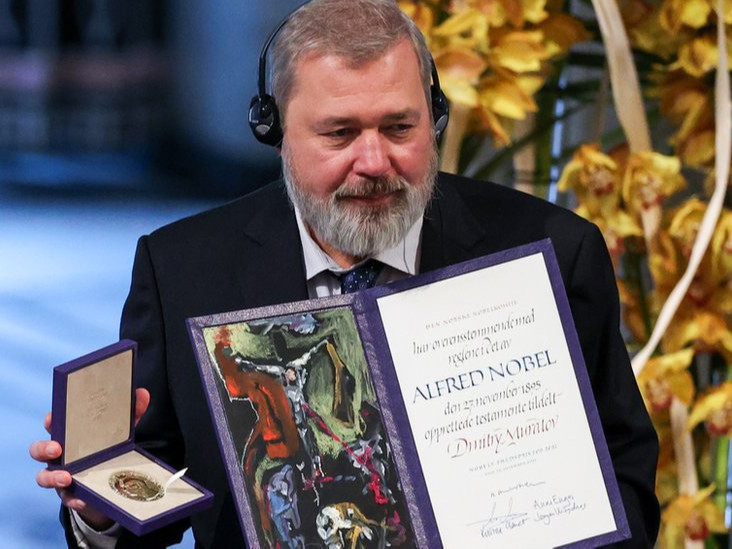 Оросын сэтгүүлчийн Нобелийн медаль 103.5 сая ам.доллароор зарагджээ