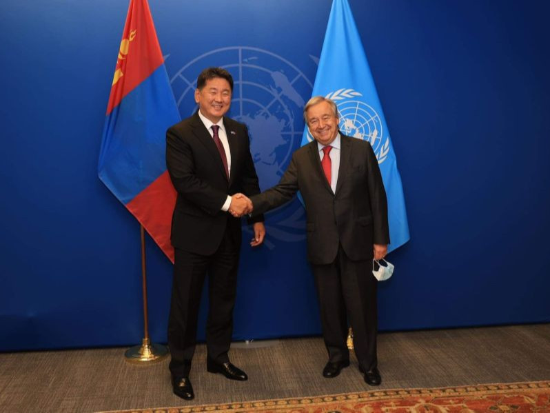 НҮБ-ын Ерөнхий нарийн бичгийн дарга Монгол Улсад айлчилсандаа сэтгэл хангалуун байгаагаа илэрхийллээ