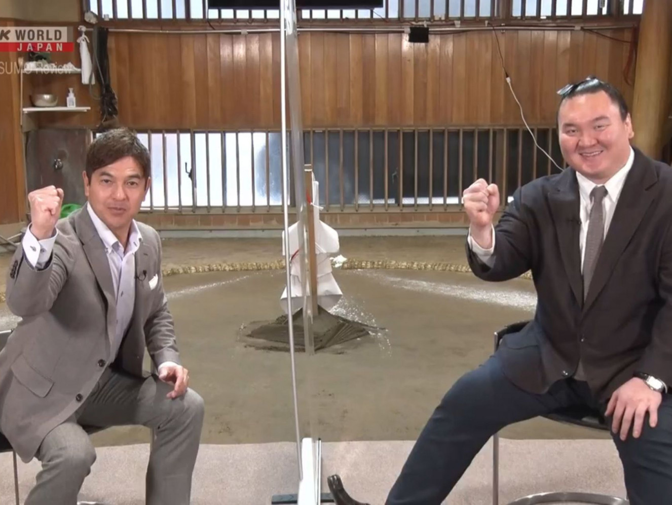 ВИДЕО: Японы NHK телевиз GRAND SUMO тоймдоо Хакухо М.Даваажаргалыг зочноор урьж оролцуулснаа онцлов