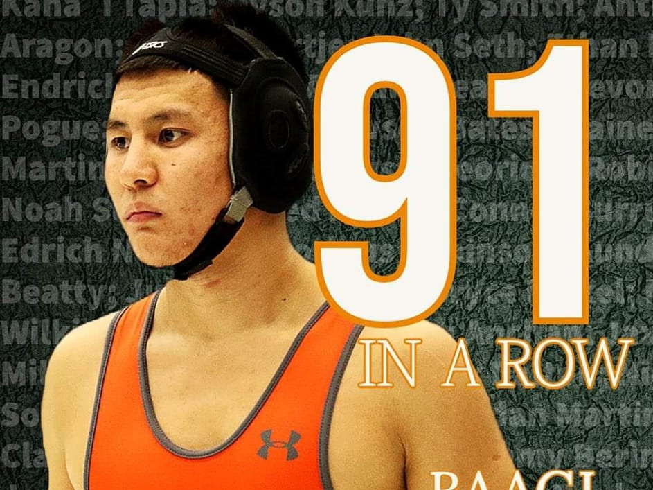 Монгол залуу АНУ-ын NCAA-д 91 дараалан ялалт авлаа