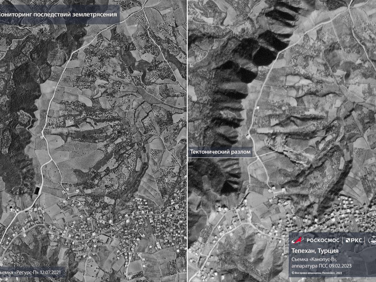 ВИДЕО: Туркийн газар хөдлөлтийн улмаас тектоникийн аварга том хагарал үүссэнийг харуулсан хиймэл дагуулын зургийг нийтэлжээ
