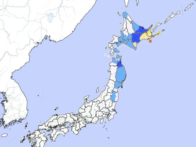 Японы хойд хязгаарын Хоккайдо аралд 6.1 магнитудын хүчтэй газар хөдөлжээ