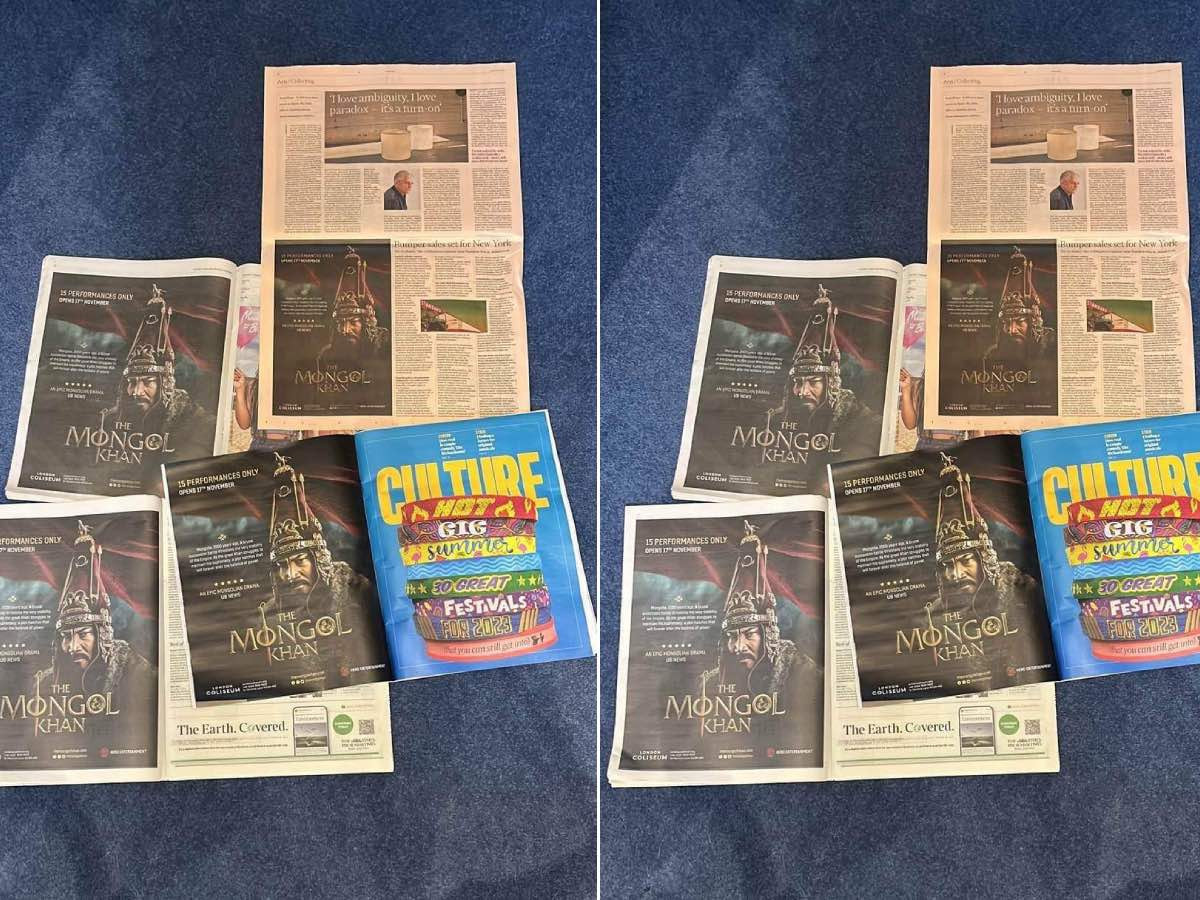 ВИДЕО: Лондон хотын төв театрт тоглогдох "Тамгагүй төр" монгол драмын сурталчилгаа Английн өдөр тутмын сонинууд дээр хэвлэгджээ