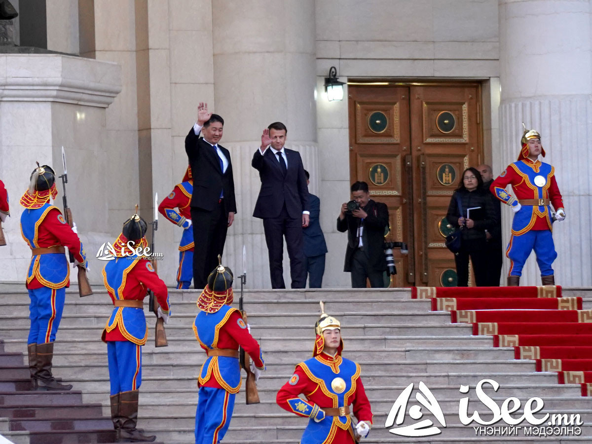 ФОТО: Францын Ерөнхийлөгч Э.Макроны Монгол Улсад хийж буй төрийн айлчлал эхэллээ