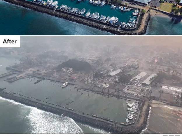 Хавайн аралд гарсан түймрийн улмаас 53 хүн нас барж, мянга гаруй хүн сураггүй алга болж,  Жо Байден гамшгийн мэдэгдэл хийлээ