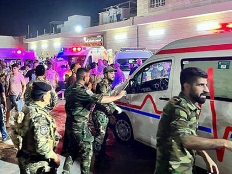 ВИДЕО: Иракт болсон хуримын ёслолын үеэр гал гарсны улмаас 113 хүн амиа алдаж, 150 хүн шархаджээ