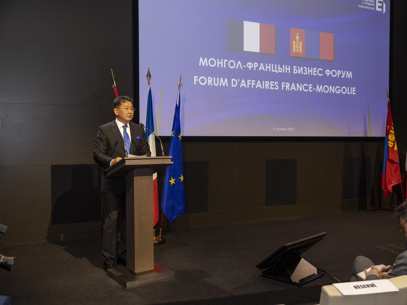 У.Хүрэлсүх: Монгол Францын эдийн засгийн хамтын ажиллагааг хөгжүүлэхэд өнөөдрийн бизнес форум чухал ач холбогдолтой