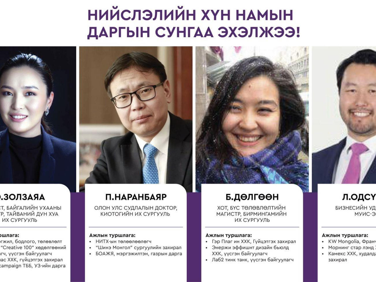 Нийслэлийн ХҮН намын даргын сунгаа эхэлжээ