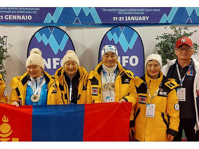 Италид болсон Дэлхийн мастеруудын өвлийн III наадмаас монголын ахмад тамирчид 15 медаль хүртлээ