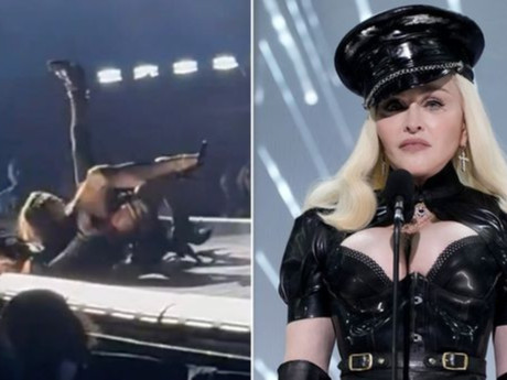 ВИДЕО: Дуучин Мадонна тоглолтынхоо үеэр тайзан дээр унажээ