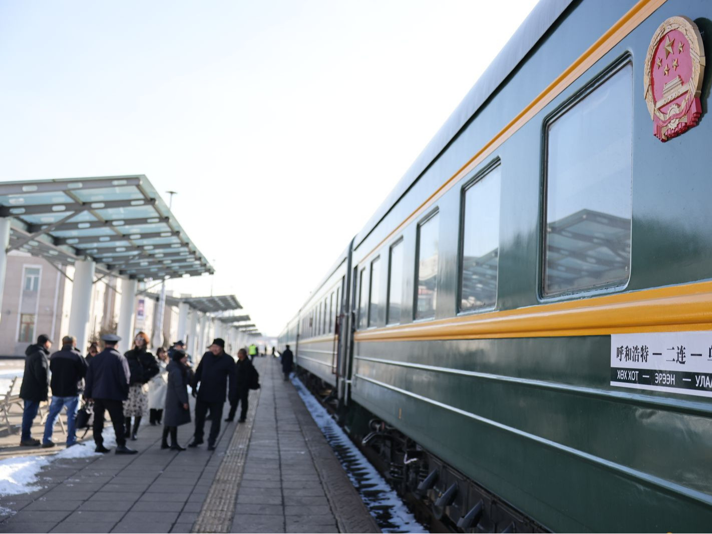 Хөх хот-Улаанбаатар чиглэлийн Хятадын анхны галт тэрэг Улаанбаатарт өнөөдөр ирлээ