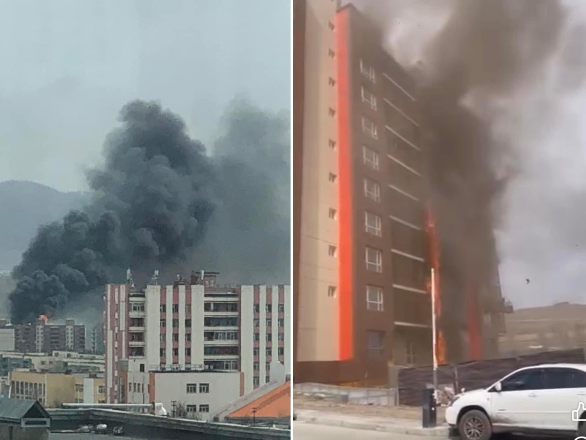 ВИДЕО: Эрдэнэт хотын “Гранд гарден” гэх 12 давхар барилгад гал гарчээ