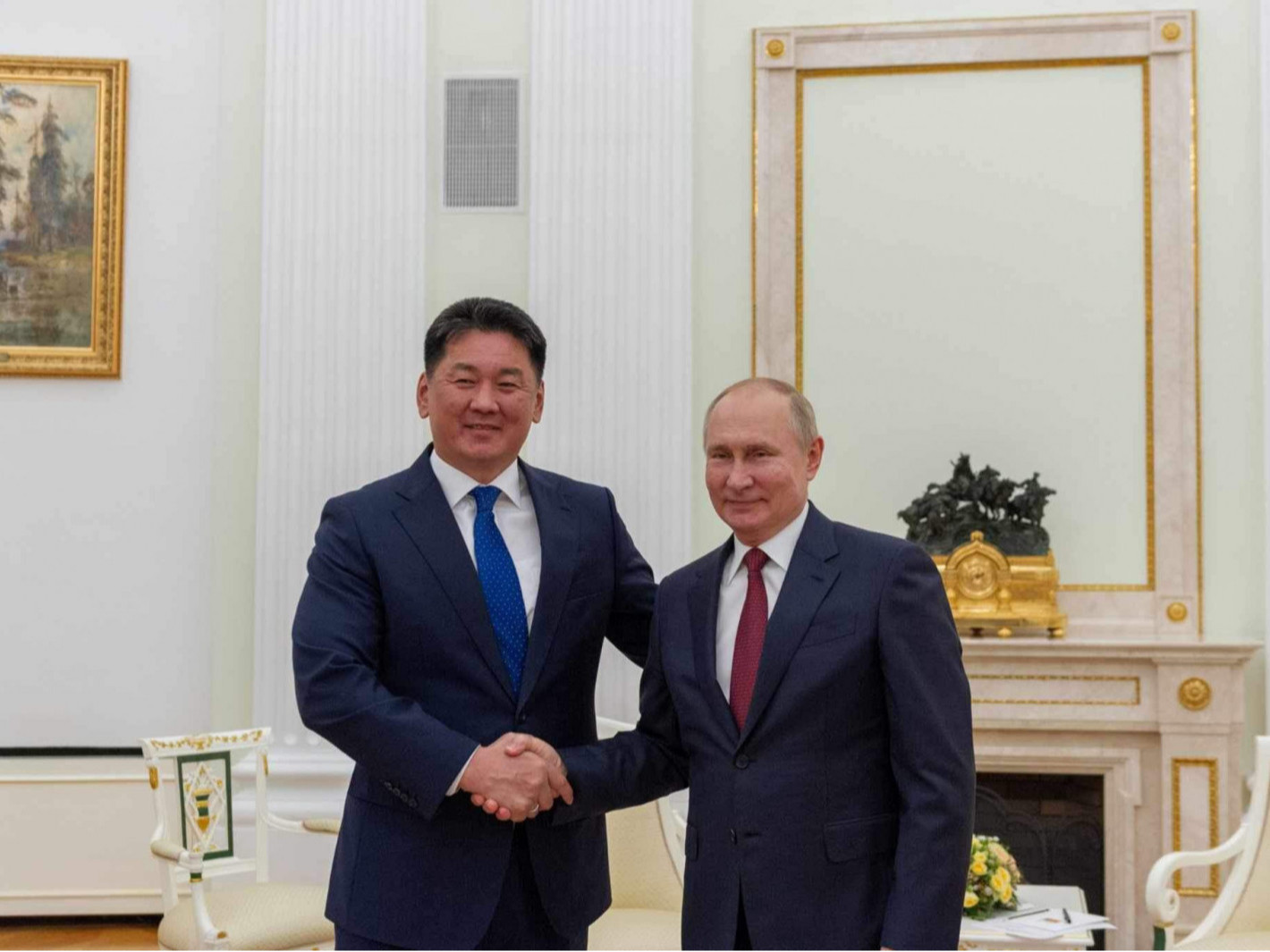 Ерөнхийлөгч У.Хүрэлсүх ОХУ-ын Ерөнхийлөгч В.В.Путинтэй өнөөдөр уулзана
