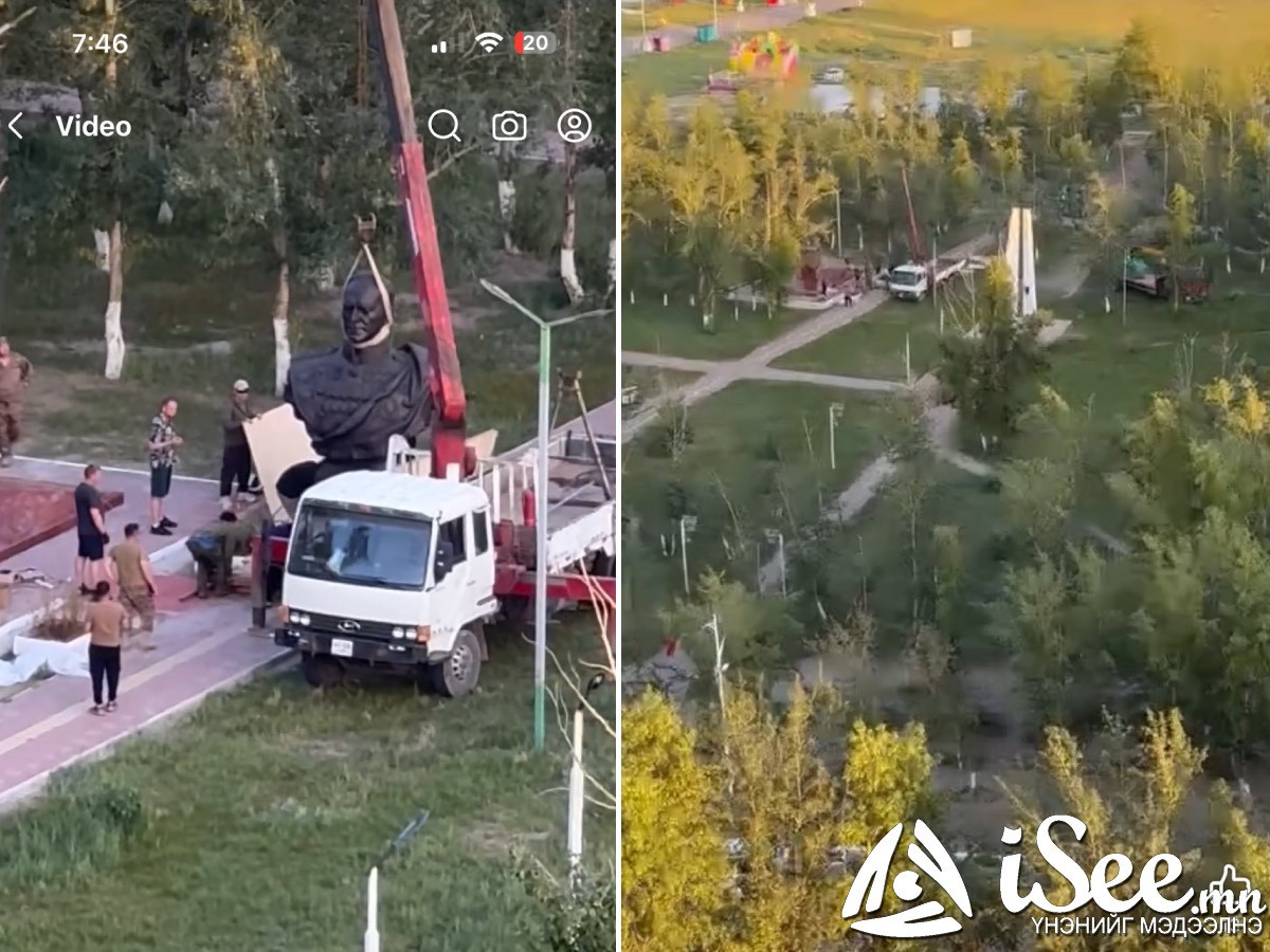 ВИДЕО: Жуковын хөшөөг Дорнод аймагт барьж байгаа нь В.Путины айлчлалтай холбоотой юу