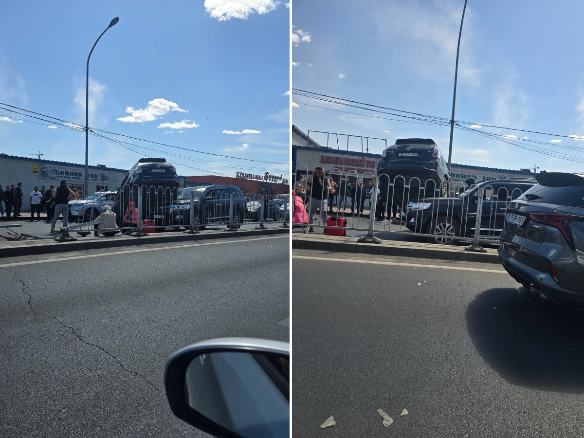 ФОТО: “Барс худалдааны төв”-ийн орчимд зам тээврийн ноцтой осол гарсан талаар иргэд мэдээлжээ