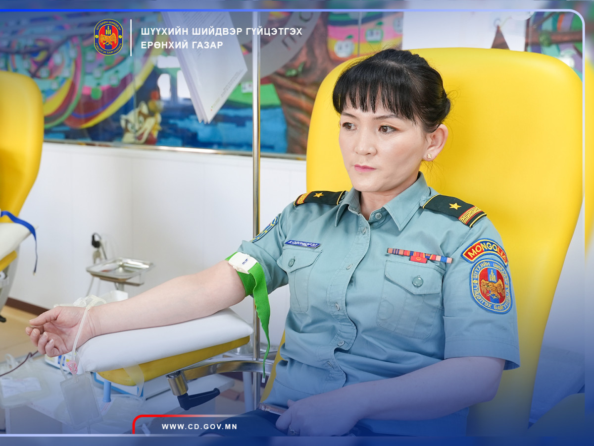 Шүүхийн шийдвэр гүйцэтгэх байгууллага “Цусаа бэлэглэе” үйл ажиллагааг зохион байгууллаа