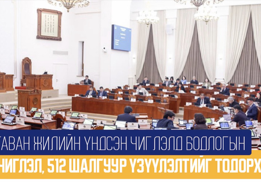 Таван жилийн үндсэн чиглэлд бодлогын найман чиглэл, 512 шалгуур үзүүлэлтийг тодорхойллоо