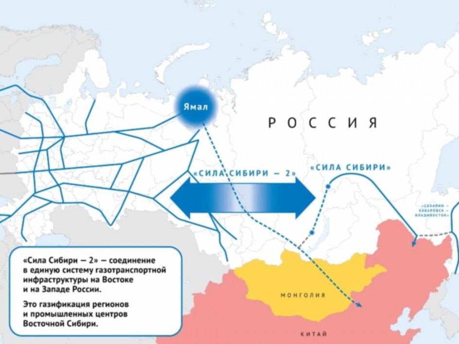 БНХАУ ирэх таван жилийн төлөвлөгөөндөө ОХУ-ын хийн хоолойн төслийг урагшлуулах талаар тусгажээ