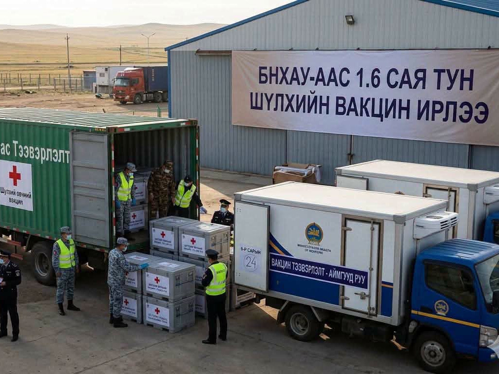 САТ-1 хэв шинжийн шүлхийн вакцин Монголд ирсэн бөгөөд маргаашаас тарьж эхэлнэ