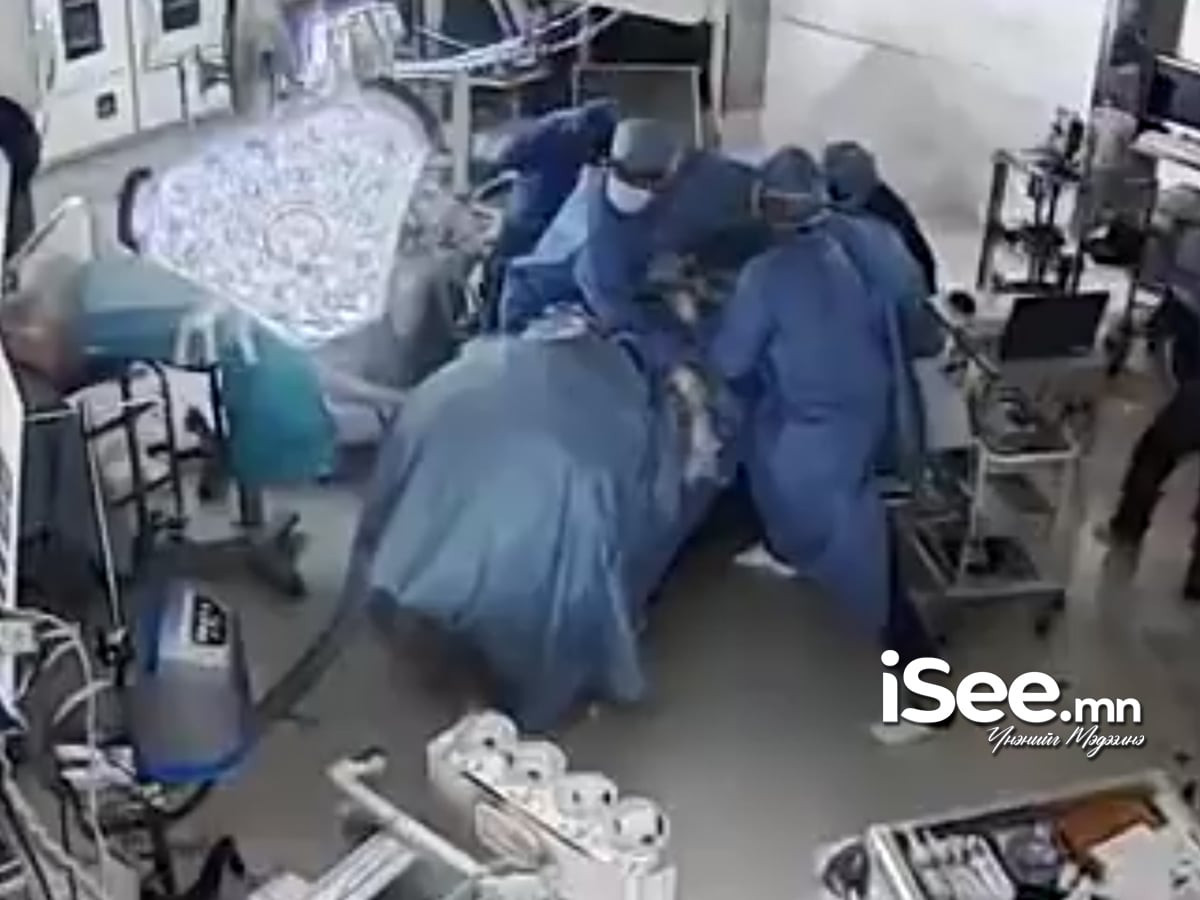 ВИДЕО: Японы 7.1 магнитудын газар хөдлөлтийн үеэр эмч нар өвчтөнөө хамгаалан, хагалгаагаа үргэлжлүүлжээ