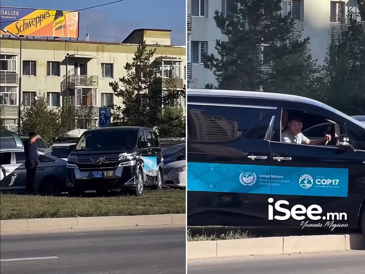 ВИДЕО: Замын хөдөлгөөний дүрэм зөрчиж, ногоон байгууламж сүйтгэсэн жолоочийн эрхийг гурван сараар хасчээ
